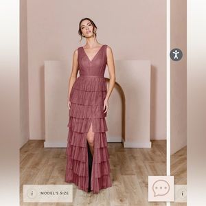 Revelry Clove Tulle Dress
